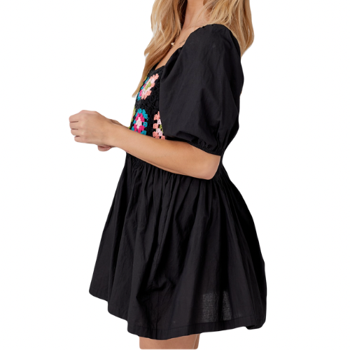 Floral Crochet Dress